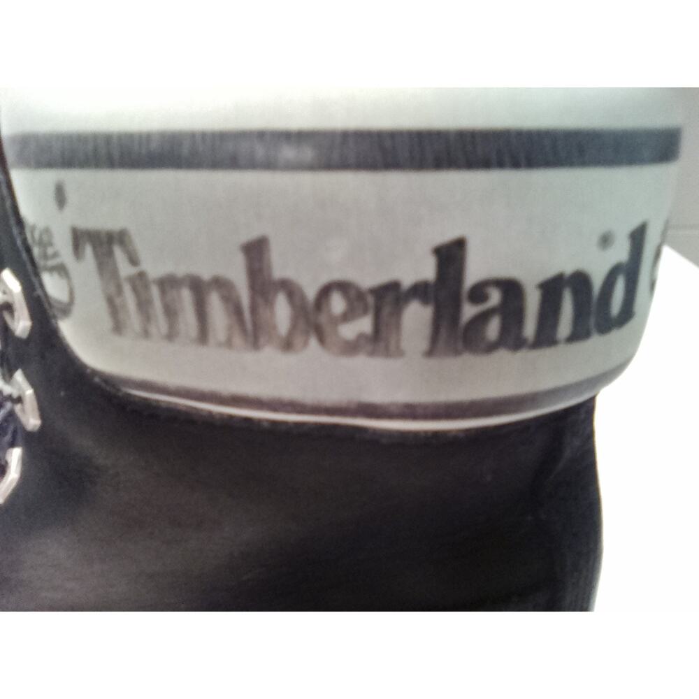 Women's Timberland Black Winter / Work Boots – Classic Padded Collar Style - Picture 6 of 13